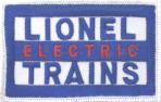 LIONEL ELECTRIC TRAINS PATCH